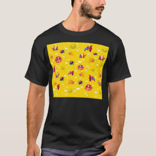 Camiseta papel de parede de peixe bonito