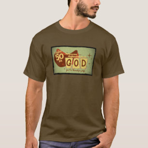 Camiseta Papel de parede retrô Psalm 50