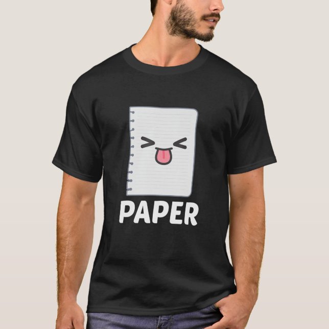 Camiseta Papel de Tesoura do Rock Group Halloween (Frente)