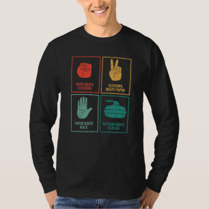 Camiseta Papel De Tesoura Rock Nada Bate Curler