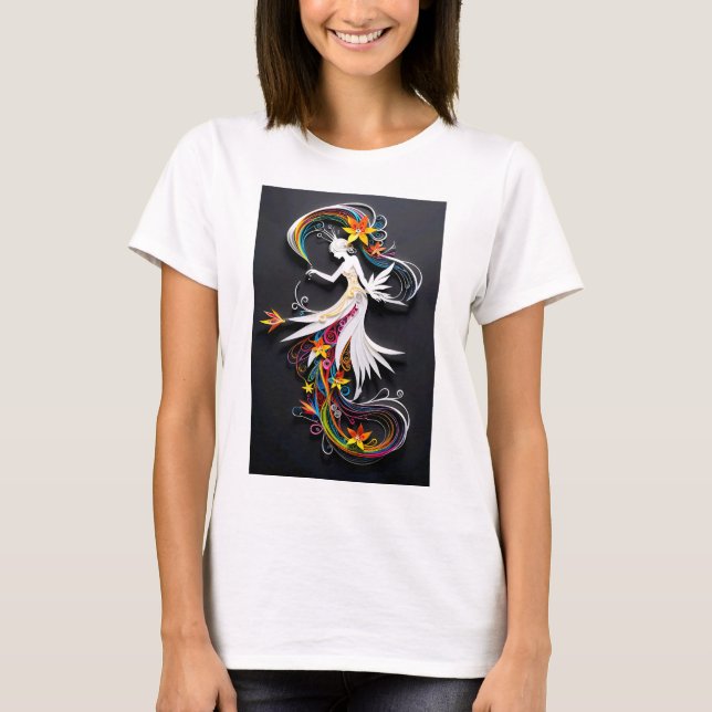 Camiseta Papel Fashionista (Frente)