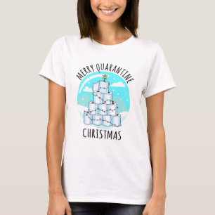 Camiseta Papel higiênico da árvore de Natal da quarentena d