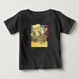 Camiseta Papel Higiênico Divertido Monstro Estilo Japonês