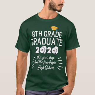 Camiseta Papel higiênico do Formando 2020, 8º ano, anos Cra