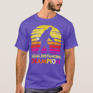Camiseta Papel higiênico engraçado do campeão de distanciam