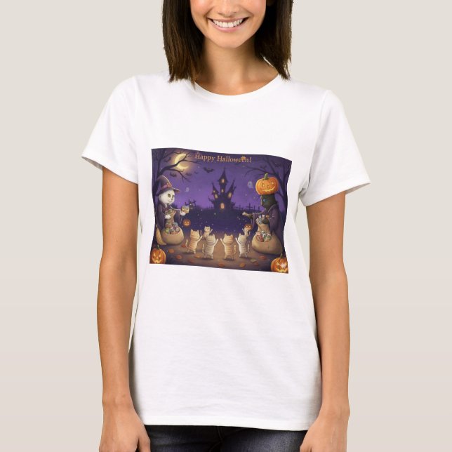 Camiseta Papel&Pukku halloween (Frente)