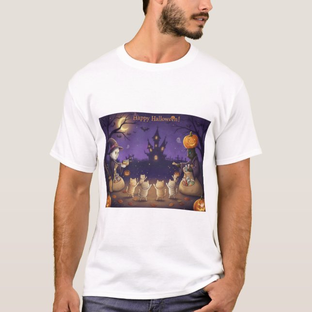 Camiseta Papel&Pukku halloween (Frente)