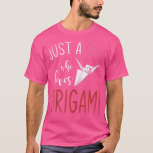 Camiseta Papelada Arte Dobrada Origami Meninas-Mestre Origa