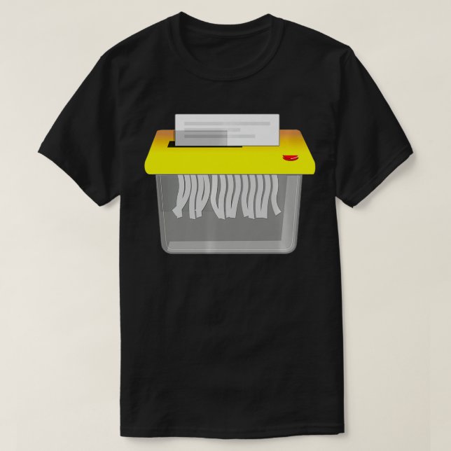 Camiseta Paper Shredder Premium  (Frente do Design)