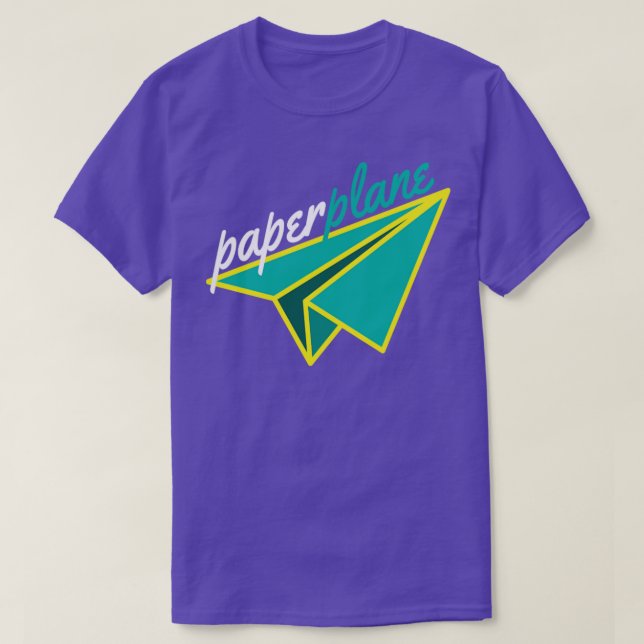 Camiseta Paperplane Origami Hobby1 (Frente do Design)