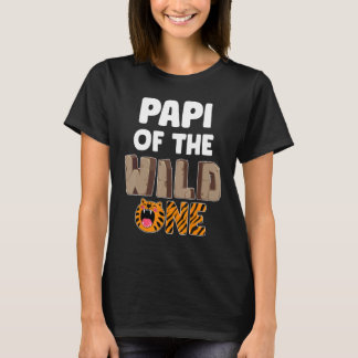 Camiseta Papi Da Festa Selvagem Do Jardim Zoológico Que Tev