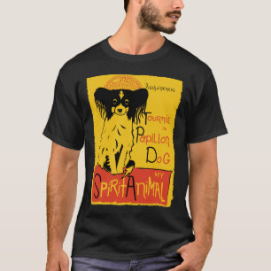Camiseta Papillon Cute Chat Noir Mashup Art Design