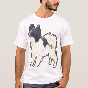 Camiseta Papillon dog Delight � Bela Arte Animal