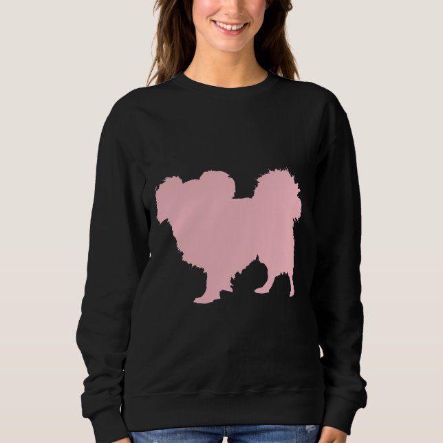 Camiseta Papillon Silhouette rosa (Frente)