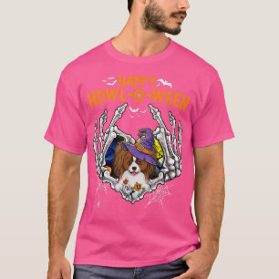 Camiseta Papillon Skeleton Heart Happy Howleen Costume