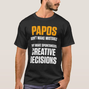 Camiseta Papo Avô Faça Dia de os pais do Avô