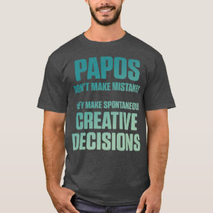 Camiseta Papo Avô Faça Dia de os pais do Avô