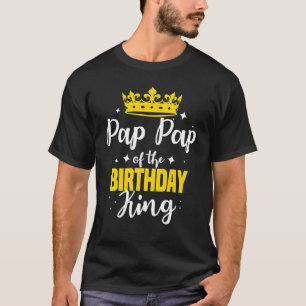 Camiseta Papo Da Coroa Do Partido Rei Aniversário Cele