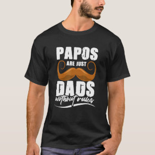 Camiseta Papo Vovô Regras Vovô Dia de os pais_2