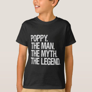 Camiseta Papoie O Homem O Mito A Lenda Engraçados Pais Gi