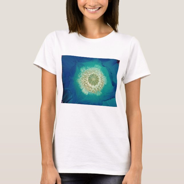 Camiseta Papoila azul (Frente)