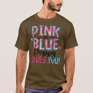 Camiseta Papoila Cor-De-Rosa Ou Azul Ama-Te A Pintar O Sexo