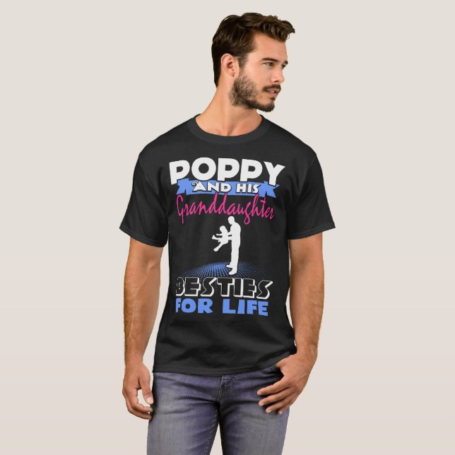 Camiseta Papoila e sua neta Besties para a vida (Frente Completa)