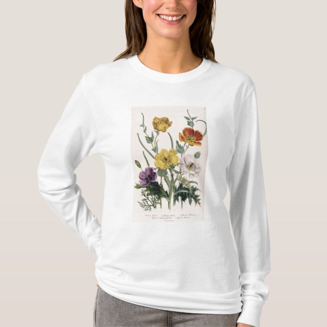 Camiseta Papoilas e anêmonas (Frente)