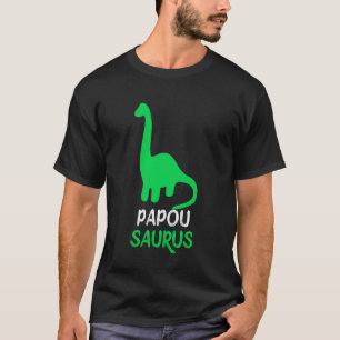 Camiseta Papou-Saurus Dino Dinossauro PapouSaurus Legal Eng