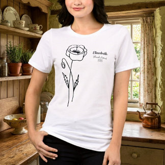Camiseta Papoula de Aposentadoria Personalizada