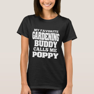 Camiseta Papoula Para Jardineiro de Papoula Amante de Jard