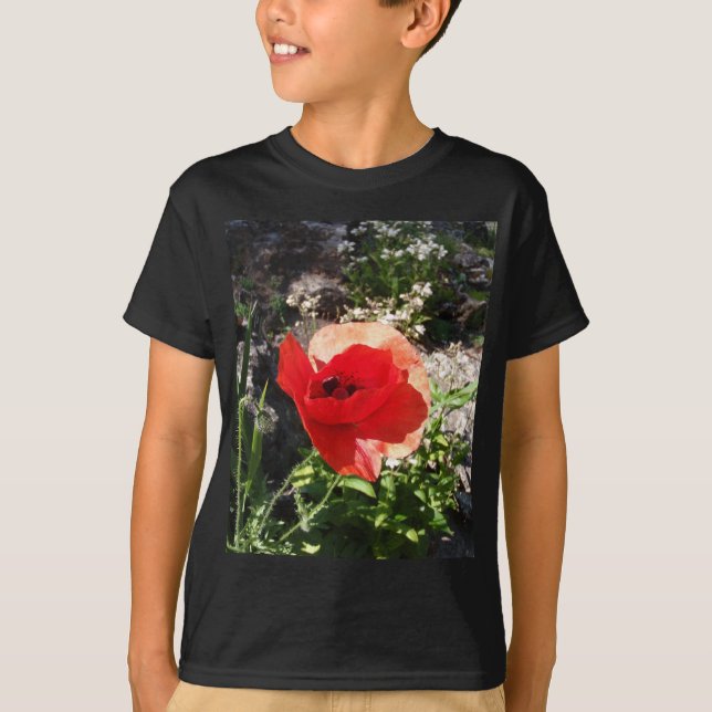 Camiseta Papoula Vermelha (Frente)