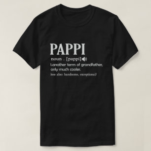 Camiseta Pappi Definição Engraçada Significa Legal Ofert