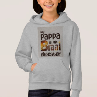 Camiseta Pappie Protege as crianças capuz