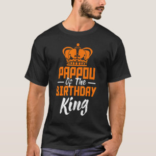 Camiseta Pappou, da Coroa do Partido Rei Aniversário Celeb