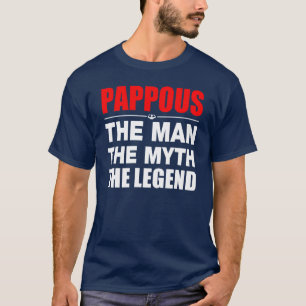 Camiseta Pappous o homem o mito a legenda