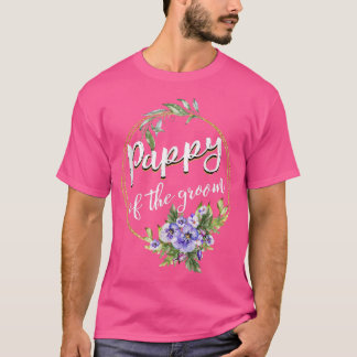 Camiseta Pappy Da Noite Do Casamento De Noivos Pappy Mães