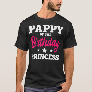 Camiseta Pappy Do Celebrado De Bday Do Partido Princesa Ani