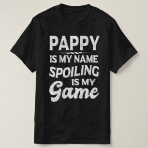 Camiseta Pappy É O Meu Nome A Estragar É O Meu Jogo Vovô A