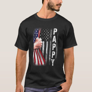 Camiseta Pappy Flag Americano Fist Bump Pappy