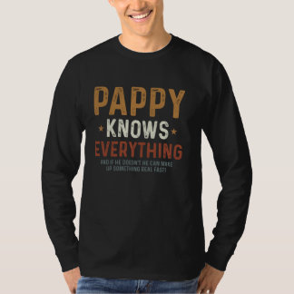 Camiseta Pappy sabe tudo - Dia de os pais humorístico