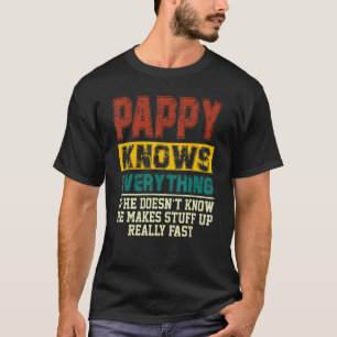 Camiseta Pappy Sabe Tudo Se Ele Não Sabe Vintage P
