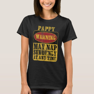 Camiseta Pappy Warning Pode Dormir De Repente A Qualquer Mo