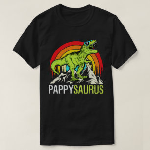 Camiseta Pappysaurus Dinossaur Avô Dia de os pais Saurus