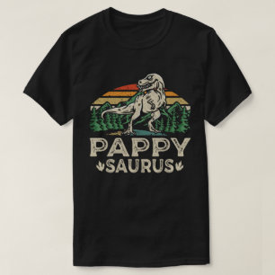 Camiseta Pappysaurus Dinossaur Avô Dia de os pais Saurus