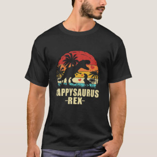 Camiseta Pappysaurus T Rex Dinosaur Pappy Surus Mat
