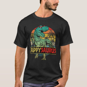 Camiseta Pappysaurus T Rex Dinossaur Pai Surus Mat