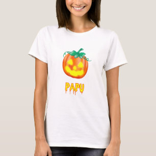 Camiseta Papu Halloween Family Jack O Lanterna Pumpkin