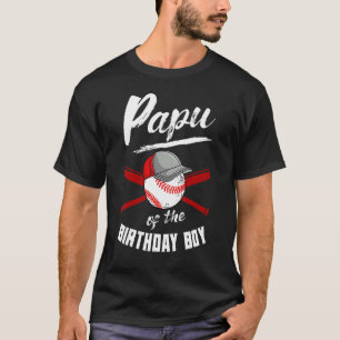 Camiseta Papu Of The Birthday Boy Baseball Bday Party Celeb