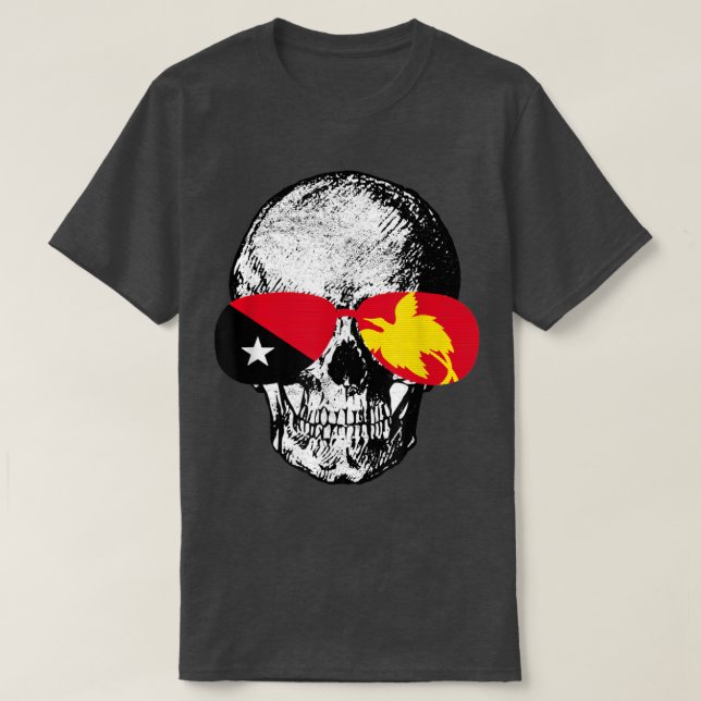 Camiseta Papua New Guinea Papuan Flag 55 (Frente do Design)